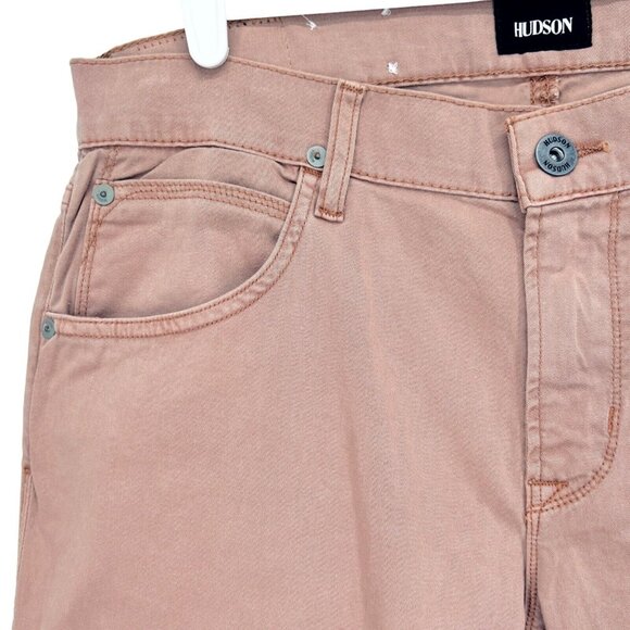 $175.00 Hudson Men's Blake Slim Straight Leg Stretch Light Brown Pants Sz 34 NWT - Picture 5 of 9